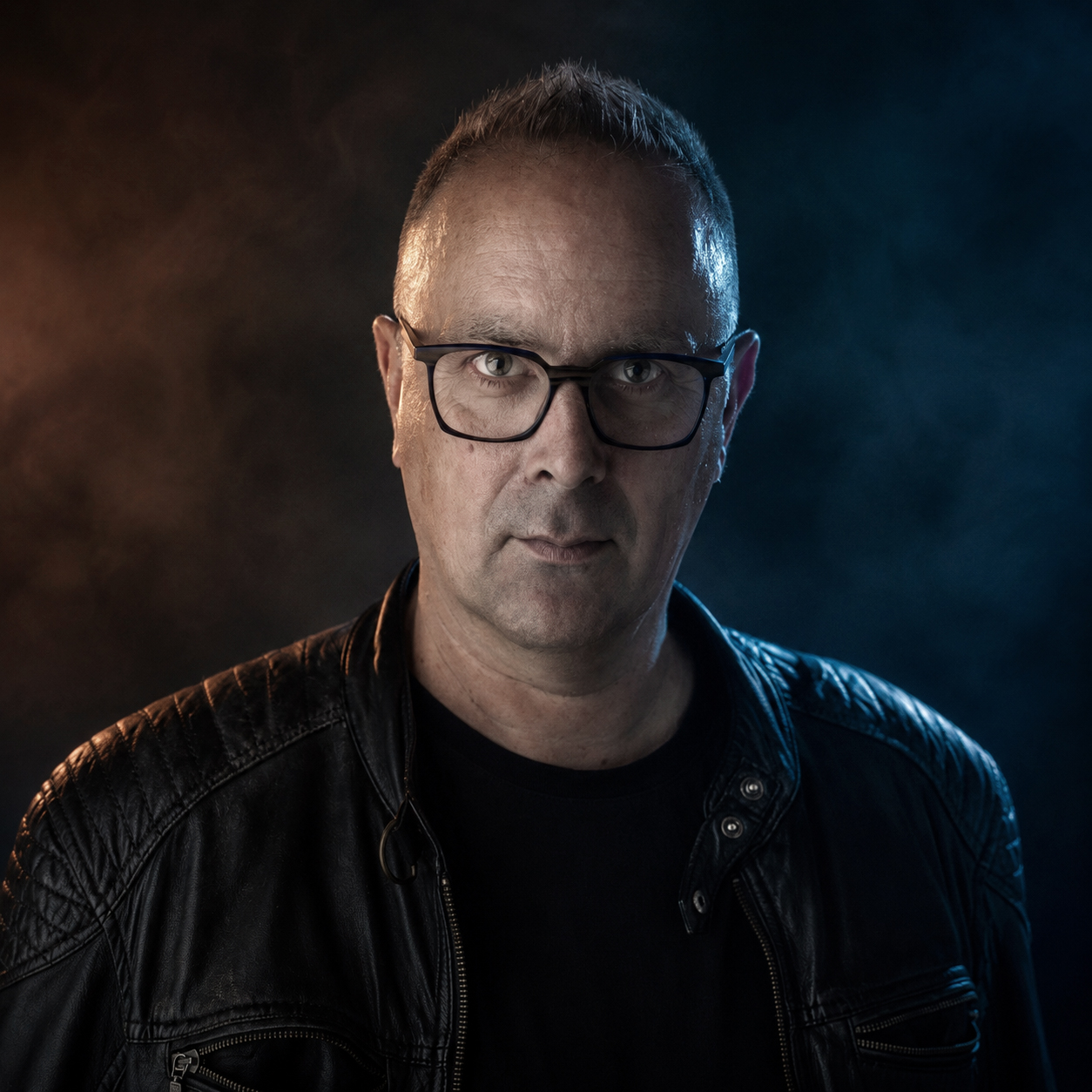Portrait of Filip, the artist behind CORVNN